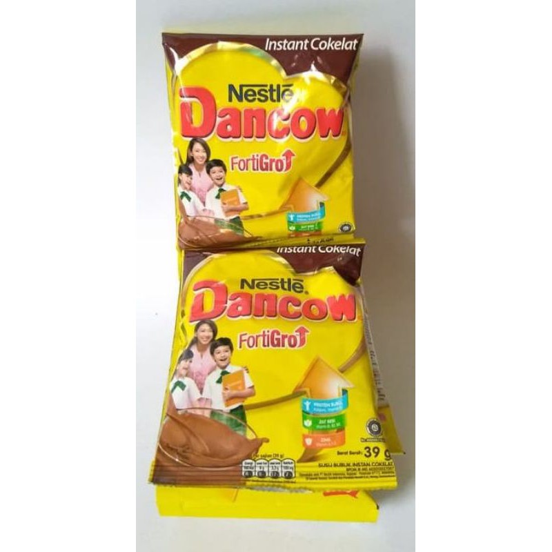 

Dancow Fortigro Coklat Sachet 1 Rcg 10 Sachet @39 Gr