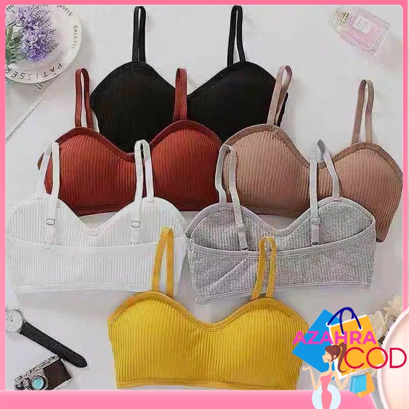 AZAHRA BRALETTE PUSH UP BRA ELASTIS TANPA KAWAT BAHAN HALUS