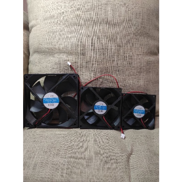 Kipas Fan DC KLOP 12V 12CM 9CM 8CM 6CM 4CM Plus Socket