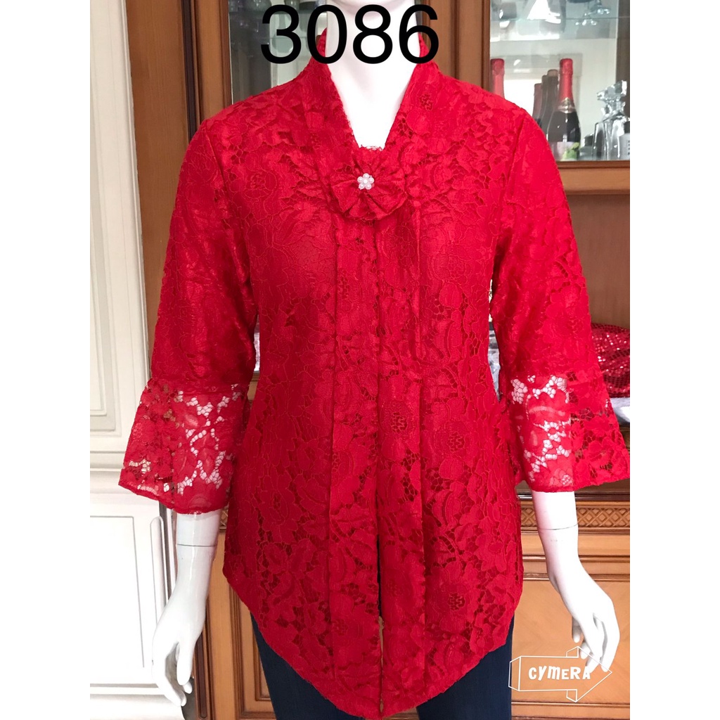 Kebaya alexuez  full brukat Bros seri warna 3086 kartini kebaya premium