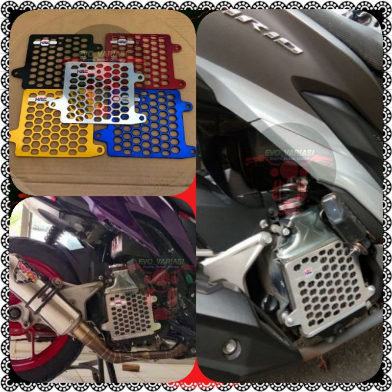 Cover Tutup Radiator PCX Vario 125 Vario 150 ADV CNC cover variasi motor plus baut