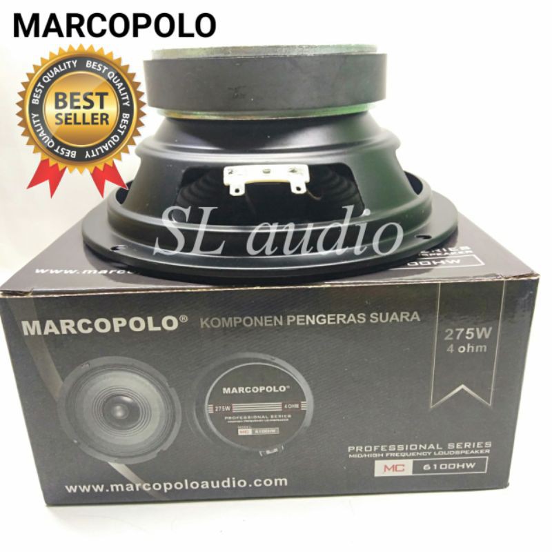 PROMO Speaker 6 inch midle marcopolo mc-6100hw / spiker 6 inci termurah