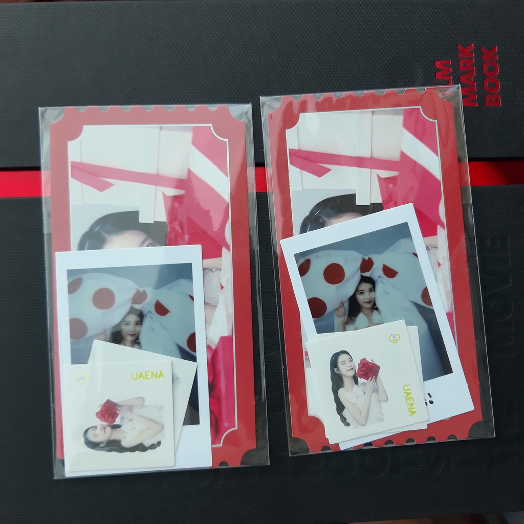 IU Official Photocard Polaroid Ticket Lightstick Ver. 3 I-KE