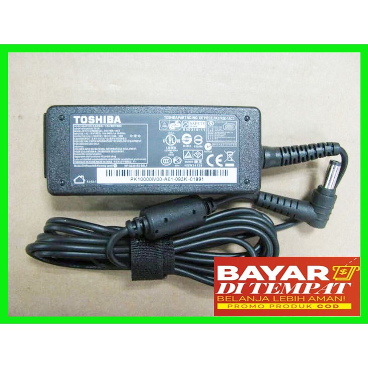 Adaptor Toshiba Mini NB200 NB205 NB250 NB300 NB305 NB500 NB520 Series