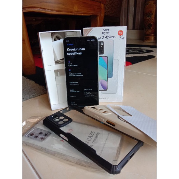 Redmi 10 second 6/128 white LIKE NEW