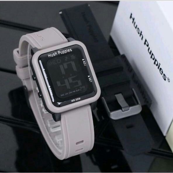 { KWS }  COD✅ JAM TANGAN DIGITAL PRIA/WANITA STRAP RUBBER SET MODEL SEGI HP-18538