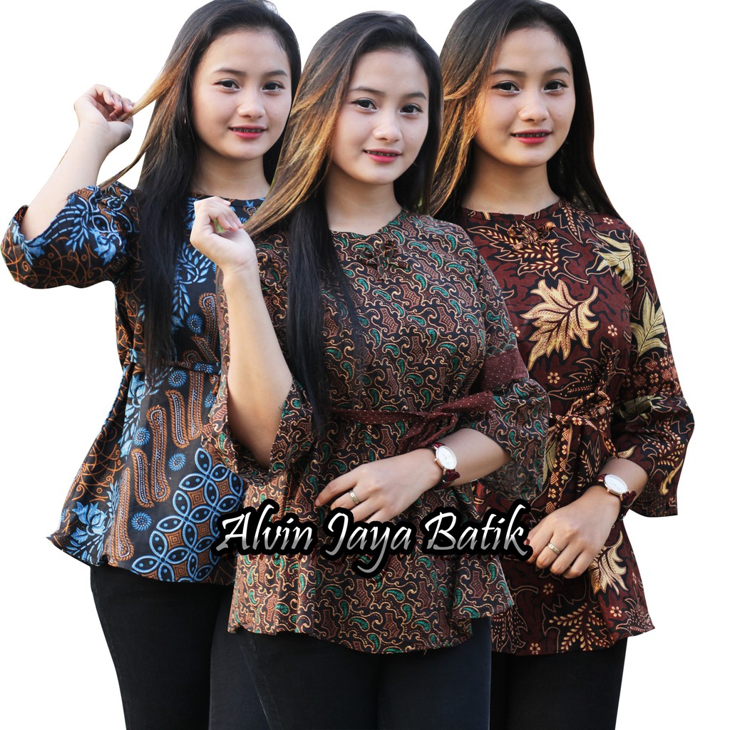 Blus Batik Cewe Murah Pekalongan