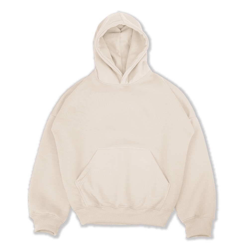 Oversized Boxy Hoodie Ivory