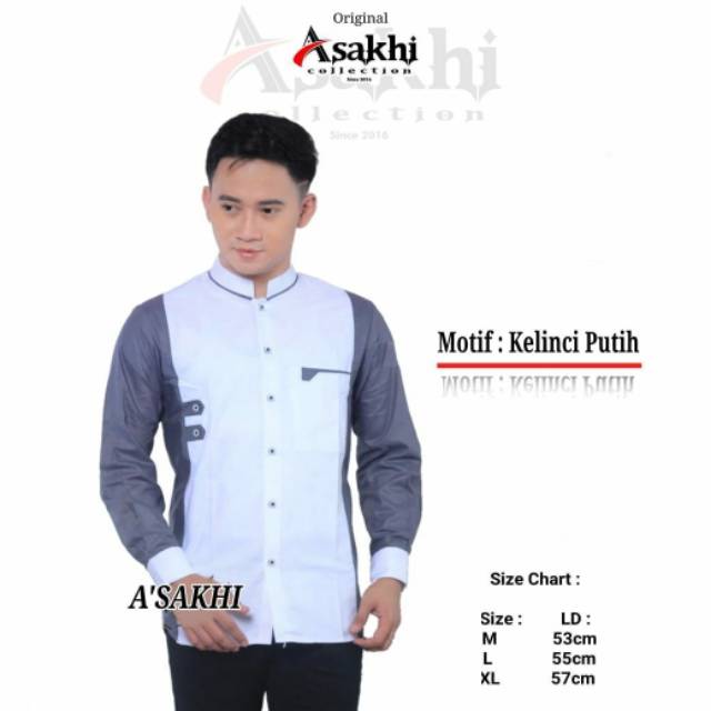 Baju Koko Muslim Pria Gus Azmi syubbanul muslimin  hadroh azzahir baju koko santri