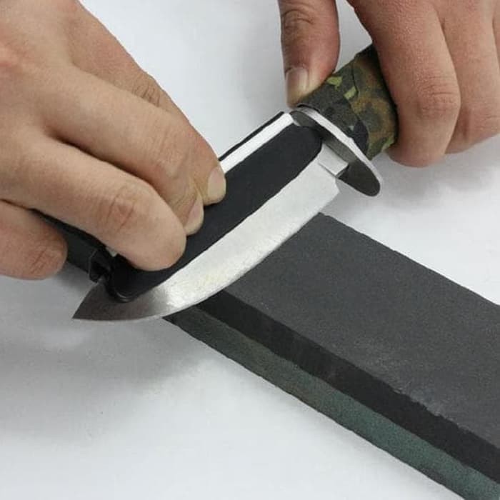 Batu Asah Pisau / Batu Penajam Pisau / Stone Sharpener 8 Inch DAYAK (Berkualitas Tinggi)