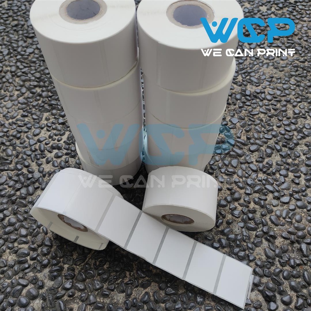

MilL Label Thermal 40x30mm - 40x30 - 40 x 30 mm (1 LINE) Kertas Sticker Receipt Printer Barcode