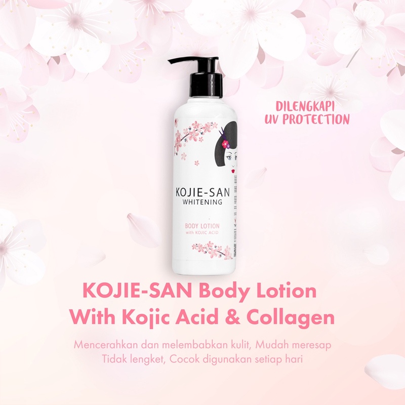 KOJIE SAN Body Lotion Goats Milk dan Kojic Acid 250ml