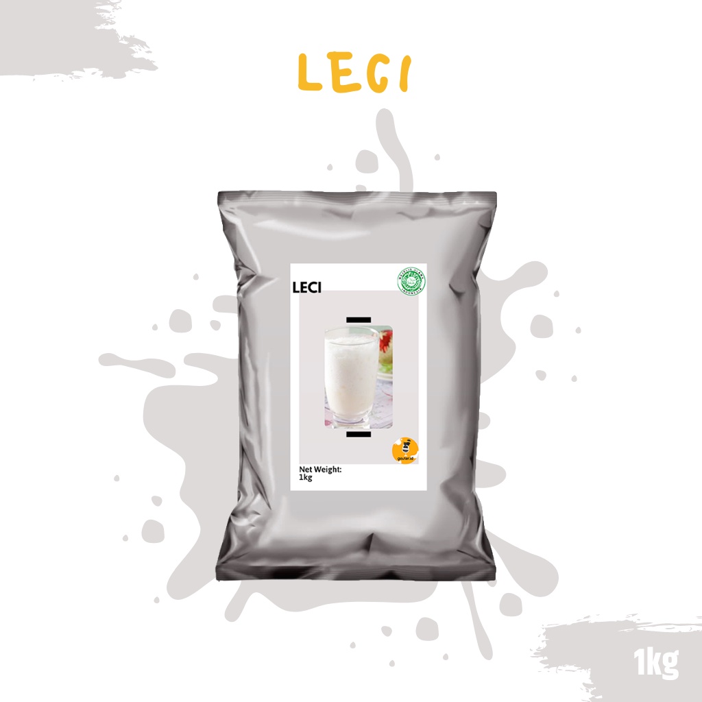 

BUBUK MINUMAN RASA LECI 1KG / SERBUK MINUMAN ANEKA RASA / BUBUK MINUMAN KEKINIAN / MINUMAN INSTAN / BOBA DRINKS