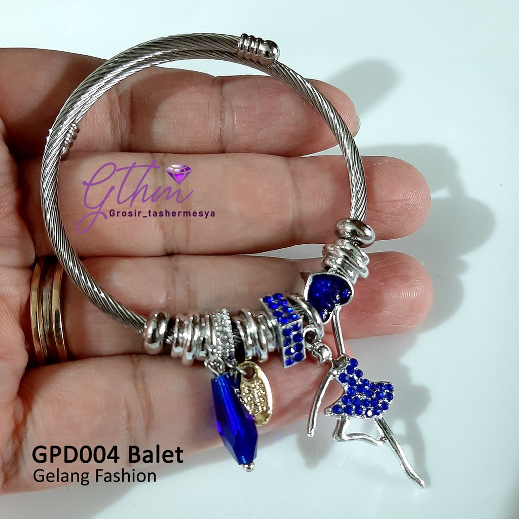 Gelang Pandora Balet Perhiasan Fashion Import Premium Anti Karat GPD004 gthm