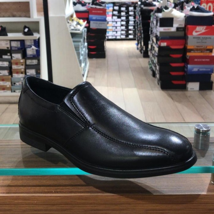 Sepatu Pantofel Ecco Black Ori Murah READY Formal Slip On Black 40-45