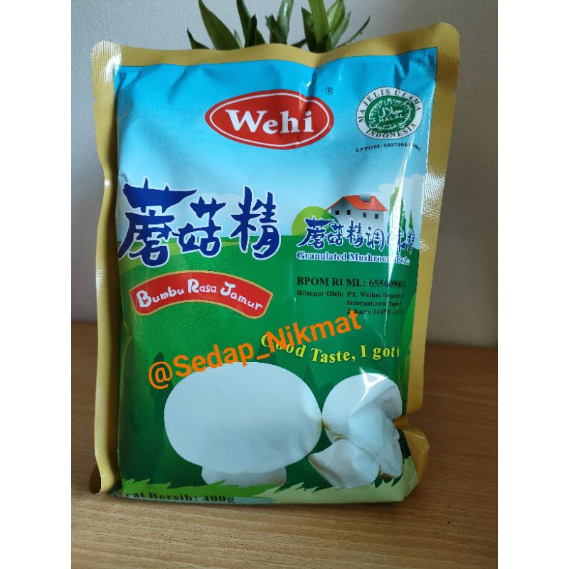 Kaldu Jamur wehi 400gr / kaldu rasa jamur / kaldu vegetarian / kaldu jamur import / kaldu jamur hala