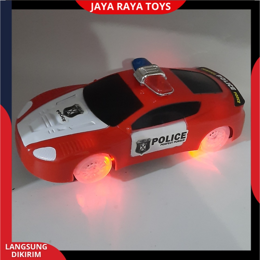 ( BISA COD ) PROMO Mainan Anak Mobil Polisi Baterai Super Police Car Ada Musik Dan Lampu / Mainan Anak Laki Laki SNI Murah