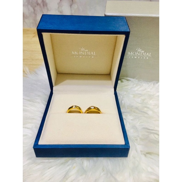 miss MONDIAL wedding ring box authntic SALEEE