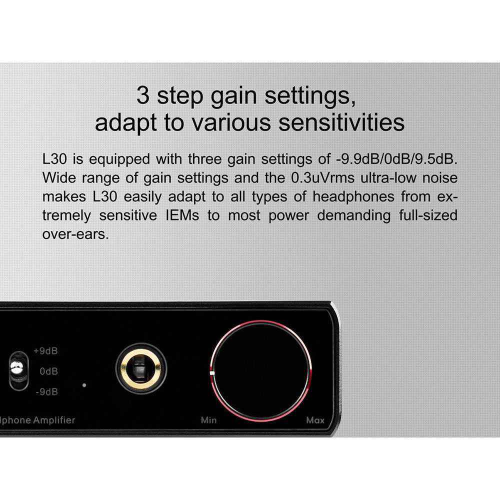 L30 Headphone Amplifier Ultra Low Noise