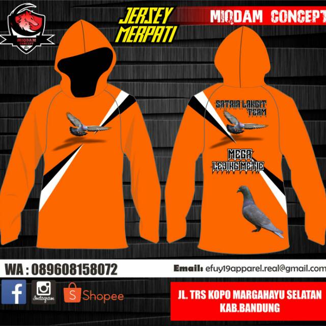 Jersey Merpati Satria