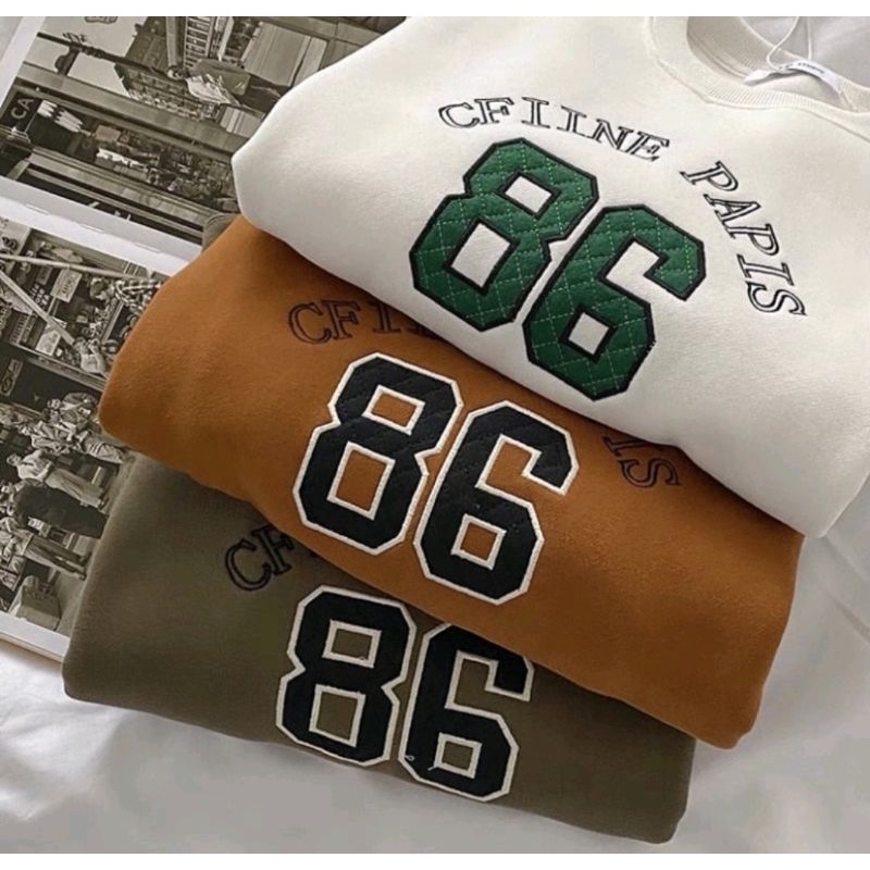 PAPIS 86 SWEATER | SWEATER CROPE KOREAN