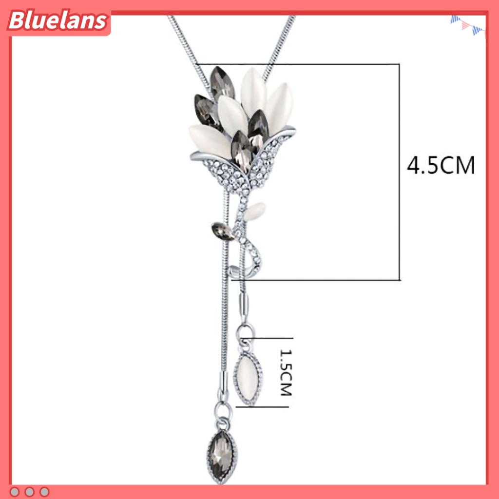 Bluelans Kalung Rantai Rumbai Bahan Alloy Untuk Wanita