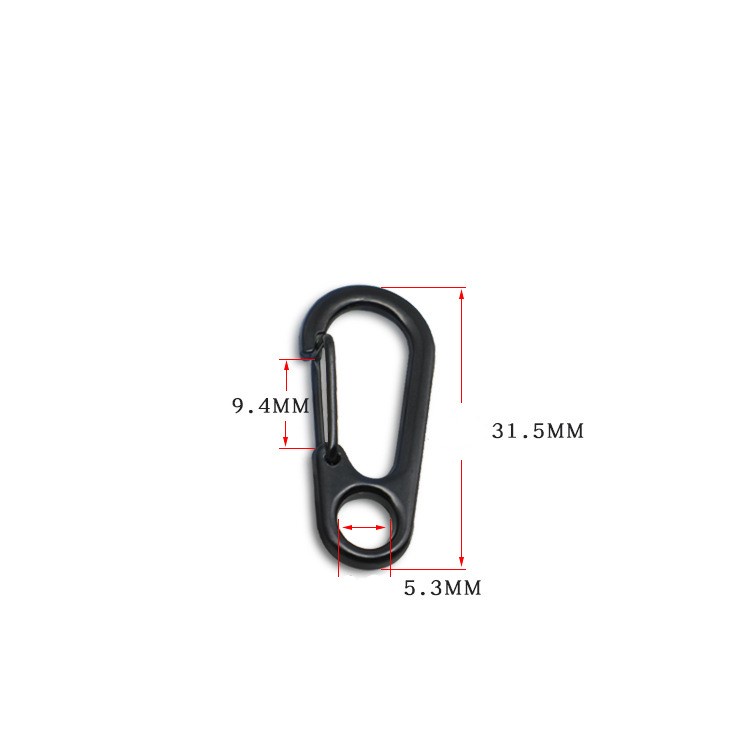 1pcs Camping Hiking Mini Musim Semi Ransel Carabiner Klip Mendaki Outdoor D-Ring Alloy Aksesoris Gantung Gesper Gantungan Kunci