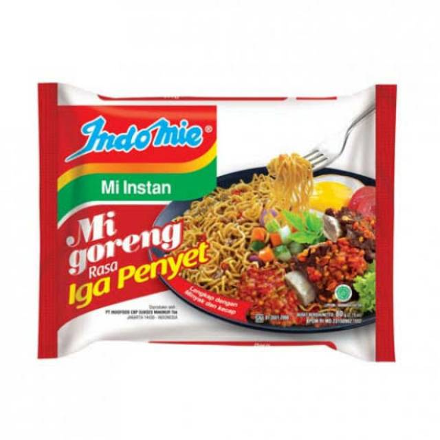 

Indomie goreng iga penyek 90 gr