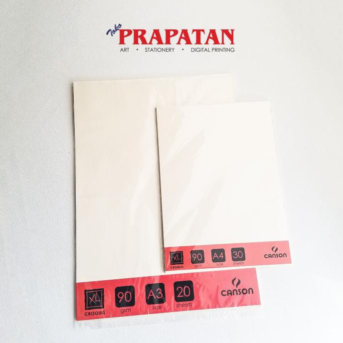 

Hadir Canson Xl Croquis 90Gsm Repack A4/A3 / Kertas Canson - A2 Limited