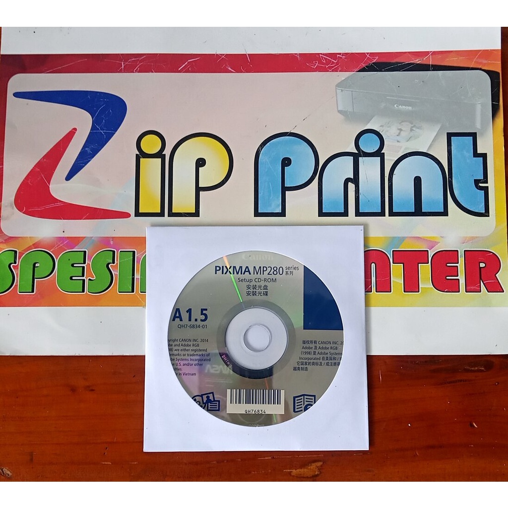 Jual CD Driver Original Canon Pixma MP287 MP280 MP 287 Shopee Indonesia