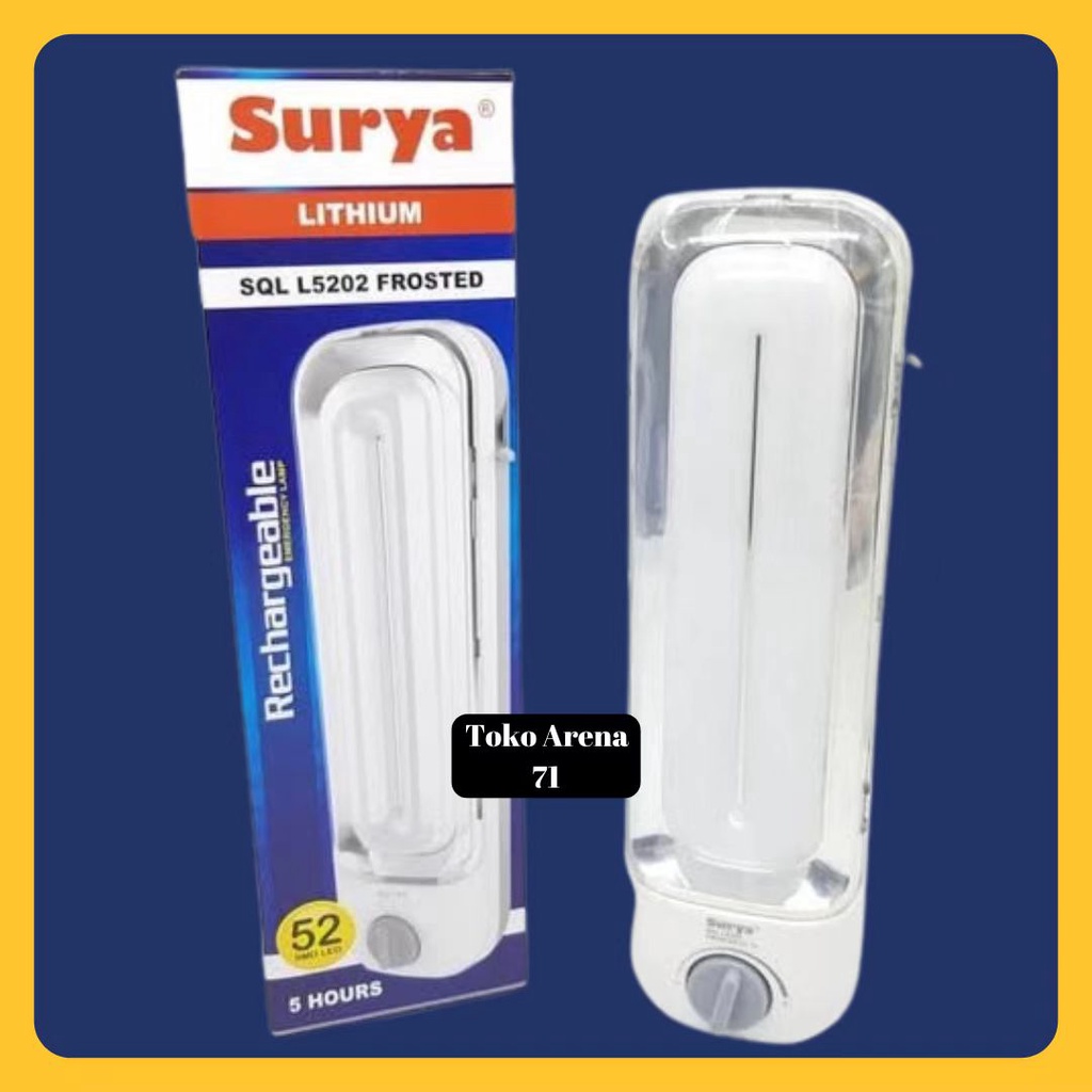 Jual Lampu Emergency Surya Sql L Frosted Lampu Darurat Surya Led Smd Shopee Indonesia