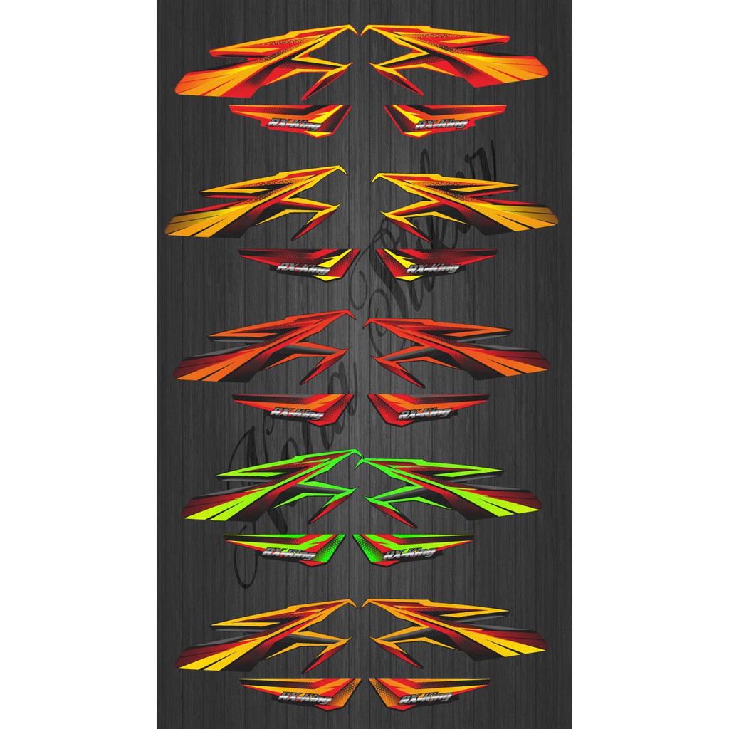 STIKER STRIPING DECAL RX KING