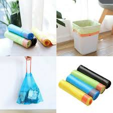 PLASTIK SAMPAH + TALI|KANTONG SAMPAH ROLL - 45 X 50CM