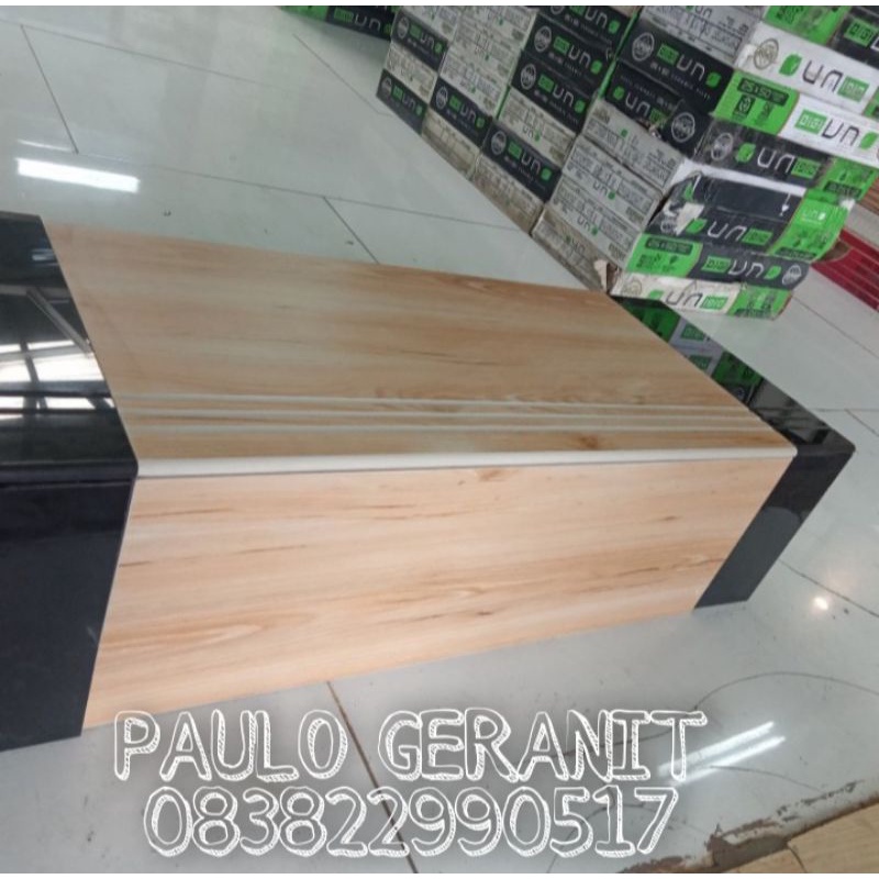 granit tangga motif kayu kombinasi NATURAL KINGWOOD uk 30×80&20×80