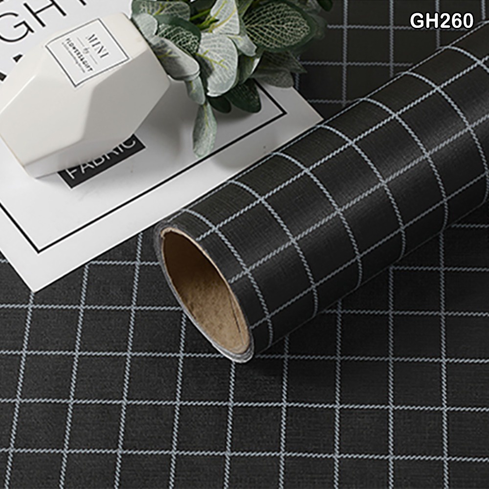 Wallpaper Dinding 10 meter murah stiker dinding Motif Bunga dan Polos wallpaper 3d Premium Quality Size 45cm X 10M WHFURNITURE-GH260