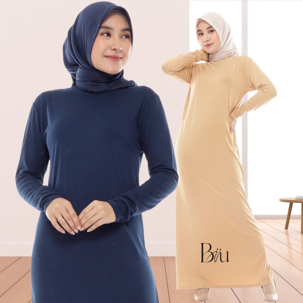 Biiu Manset Inner Baju Gamis Tangan Panjang Premium