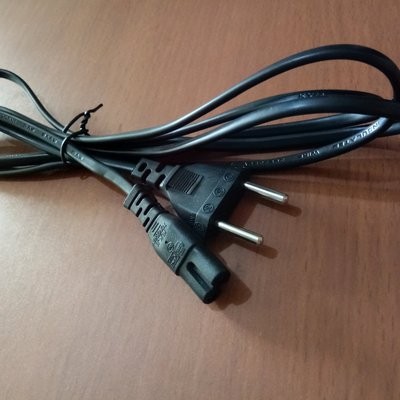 Kabel sambungan Lampu TL Saklar ON OFF panjang 1.7 meter/Kabel hitam