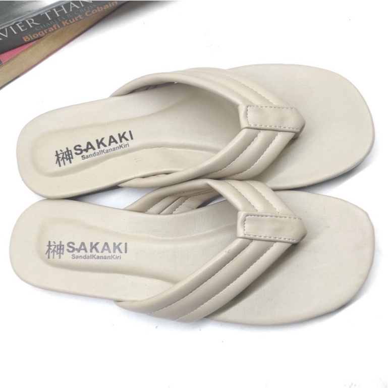 RAMADHAN SALE - Sandal Jepit Korea Sendal Wanita Flat Sol Karet Terbaru Sendal Teplek Nyaman - 937