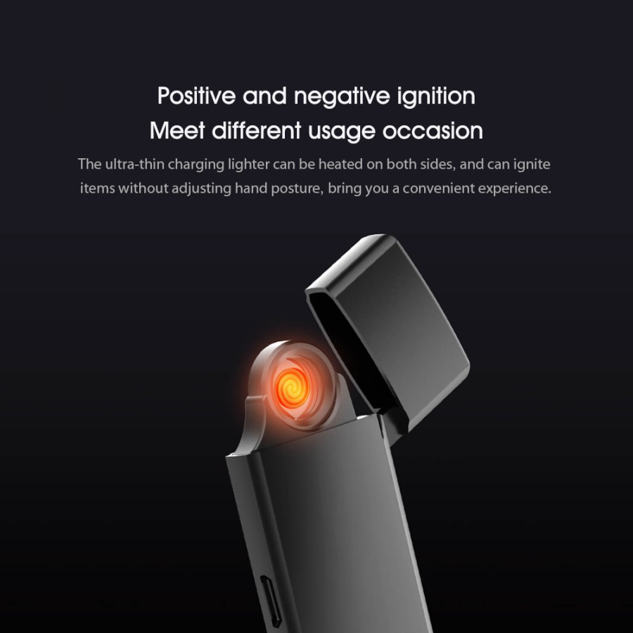 Beebest Ultra-thin Rechargeable Lighter Korek Api