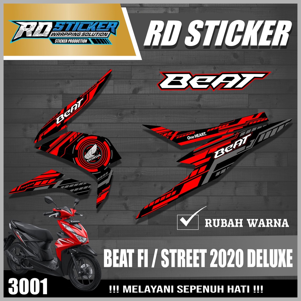 Striping beat 2020 NEW variasi racing striping sticker beat new 2021 sticker beat street 2022 Stripi