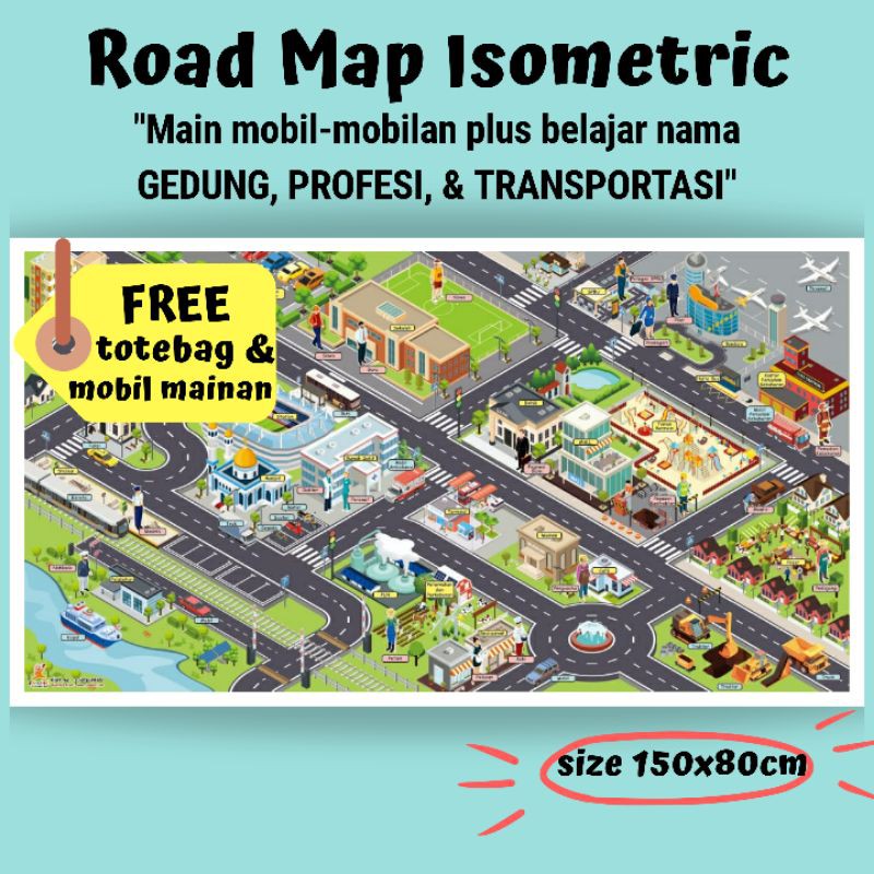 

Road Map Isomatric