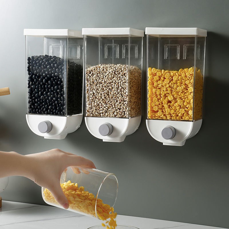 DISPENSER BERAS SEREAL GANDUM KACANG SNACK WADAH AUTOMATIC CONTAINER - 1500ML