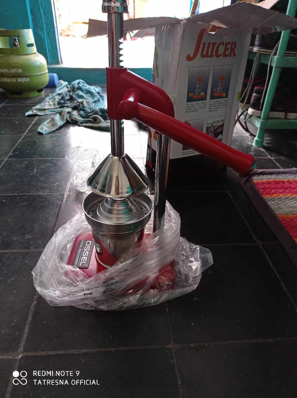 Alat Pemeras Jeruk Pres Manual Peras Buah Jus Anti Karat Higenis Ossel