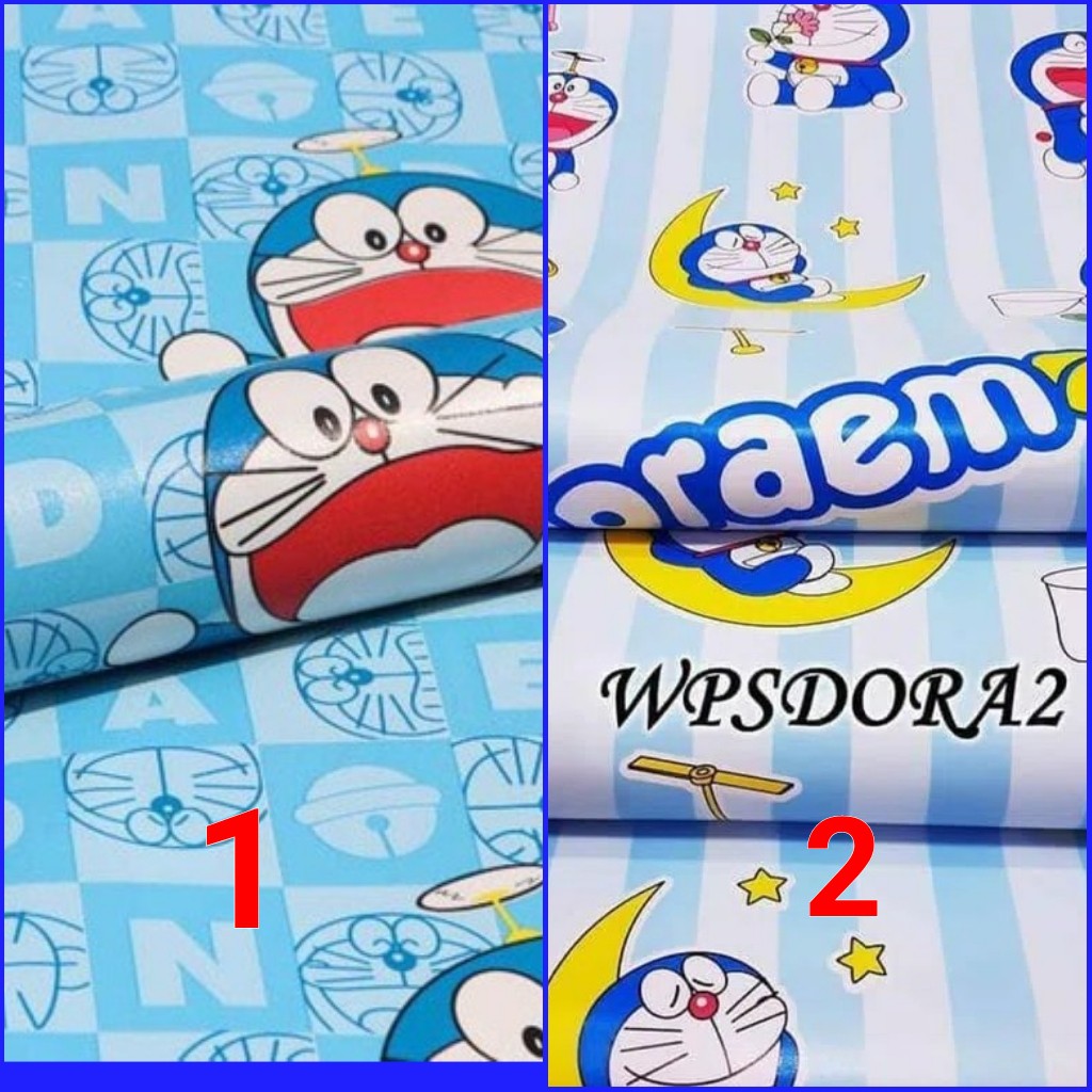 Wallpaper Dinding Sticker Doraemon 45cmx10m Shopee Indonesia