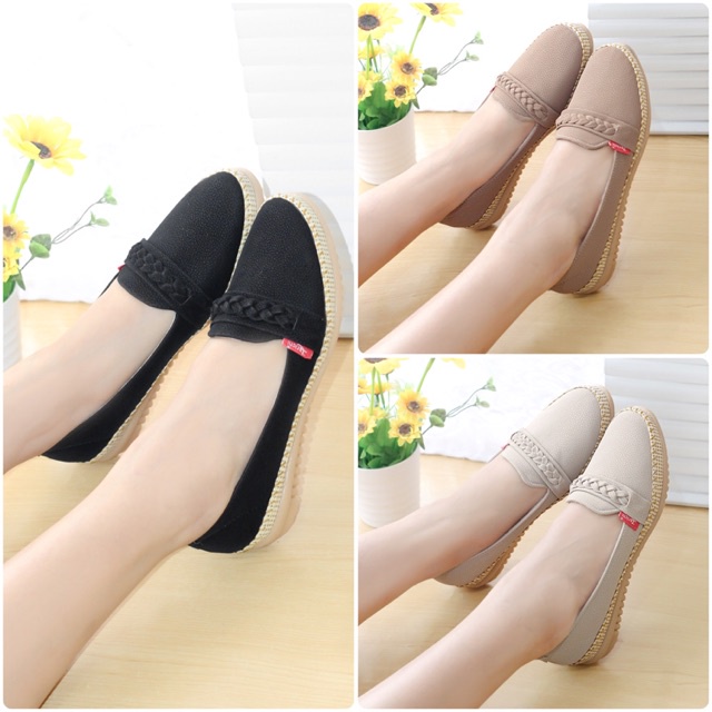 N3480I (Harga Grosir) Sepatu Teplek Kelsey Poppy Flyknit Flats Origina RS667 Flatshoes Sepatu Wanita