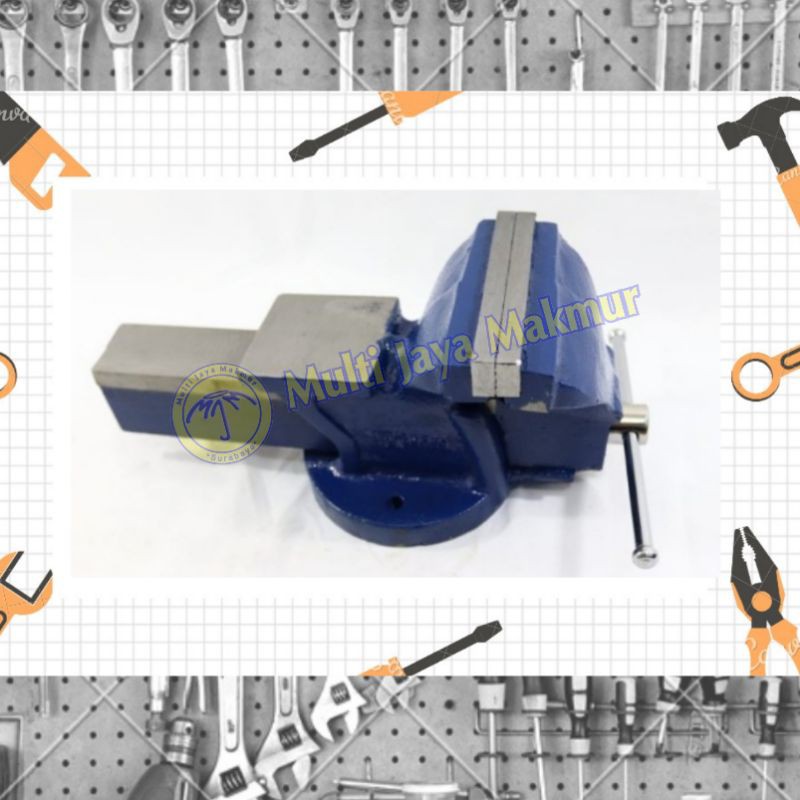 ATS Catok Paron 5 Inch - Ragum Putar Jepit - Bench Vise