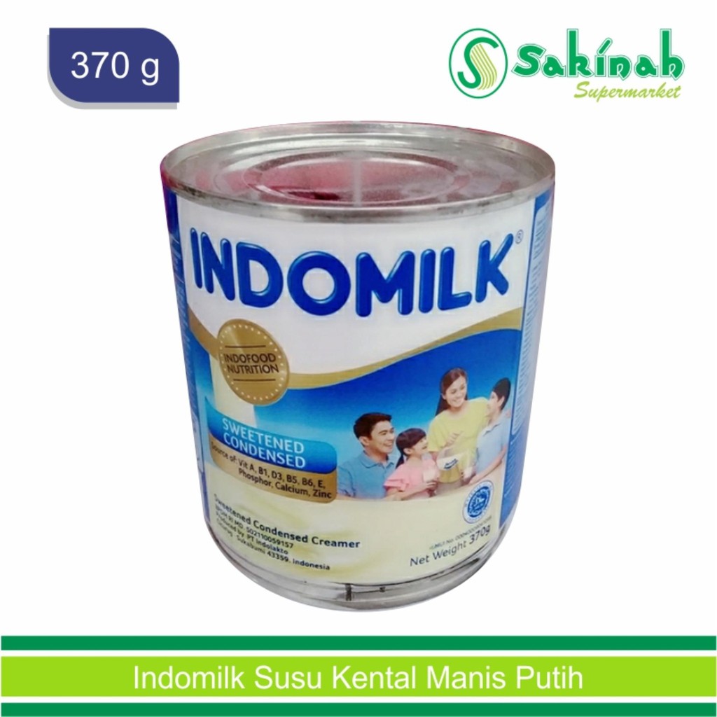 Indomilk Susu Kental Manis Putih 370gr