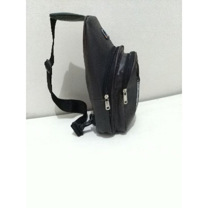 tas selempang polo coklat tua