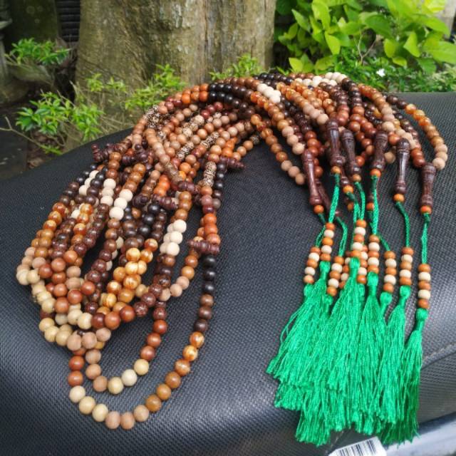 Tasbih muslim 17 kayu bertuah Asli
