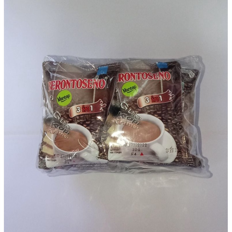 

Kopi BERONTOSENO 3 in 1 Perpak 20 Sachet